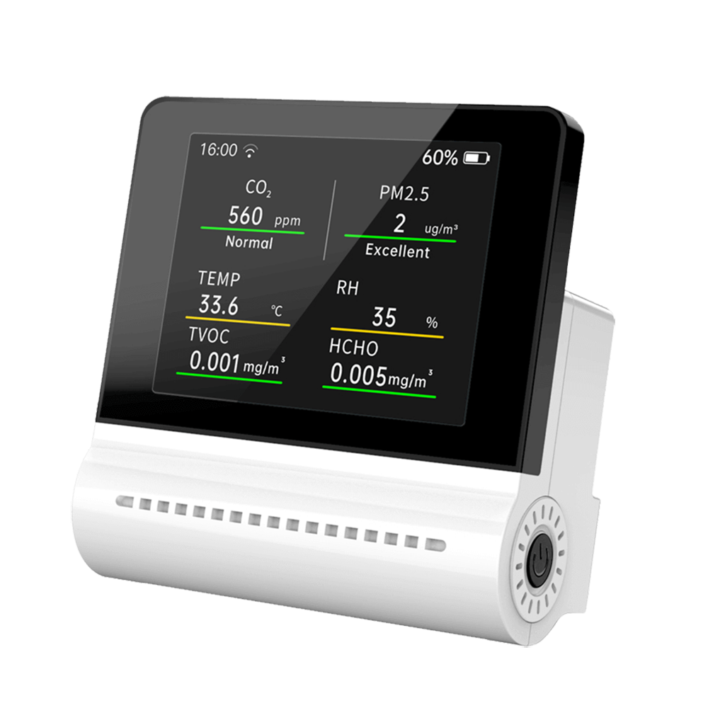 Noyafa Digital Thermo Hygrometer With Air Pollution Alert NOYAFA