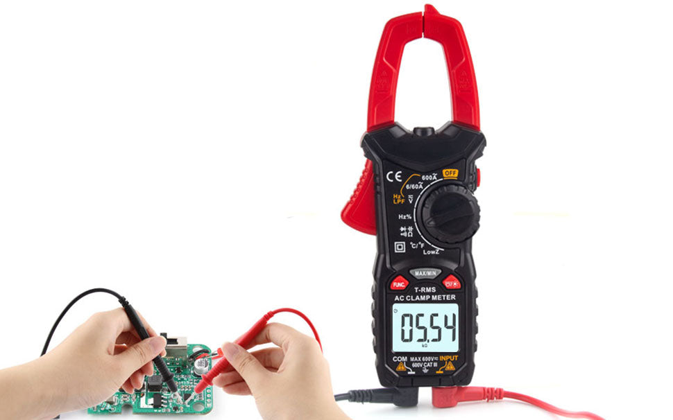 Noyafa NF-536 Amp Clamp Multimeter All-round convenience and efficiency. DC/AC voltage test, low impedance mode, low pass filter, more. Easily respond to various testing needs