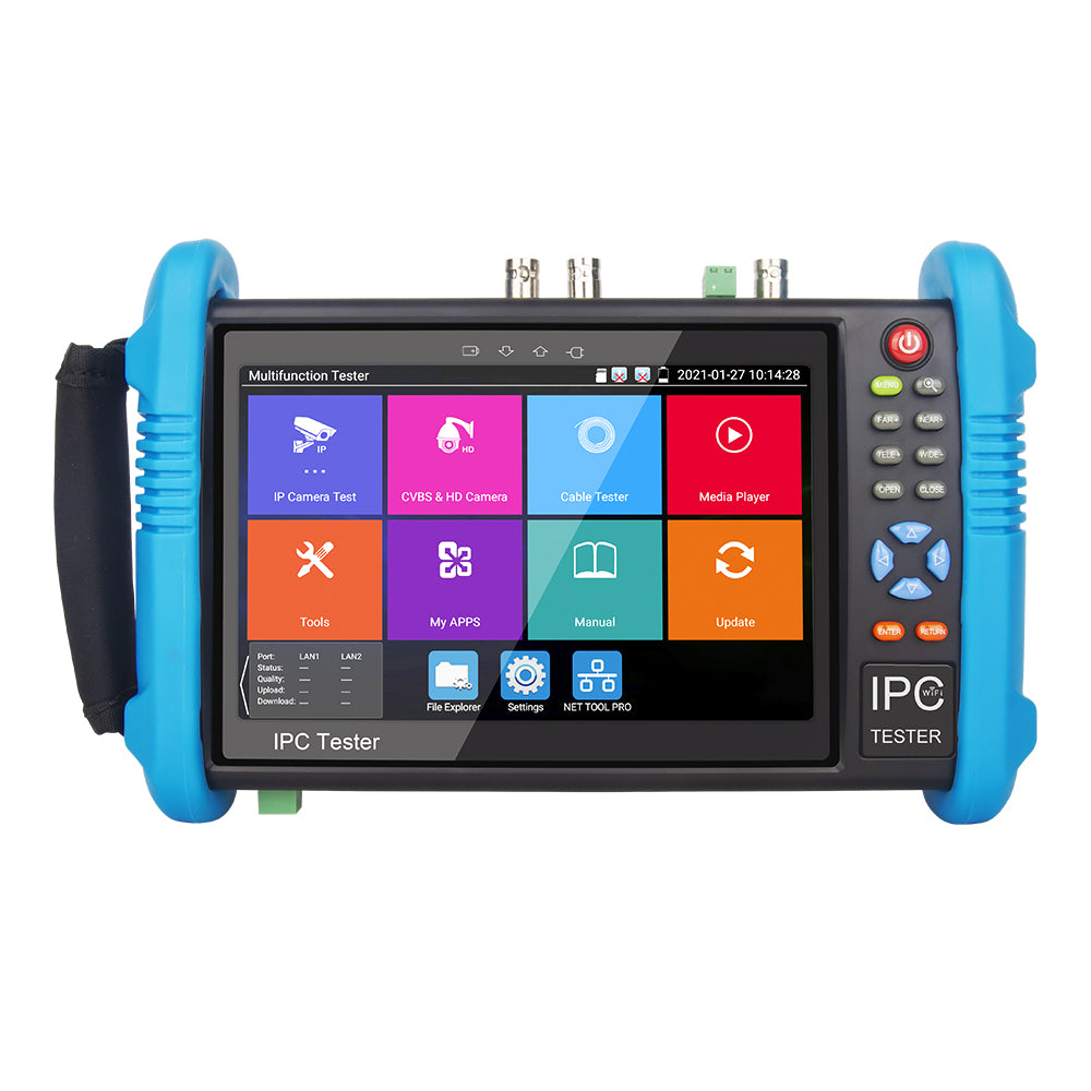 Noyafa NF-IPC716ADHS All-in-one IP Camera Tester with RJ45 TDR/PoE/7-inch Screen/WIFI/4K/Dual Test Window