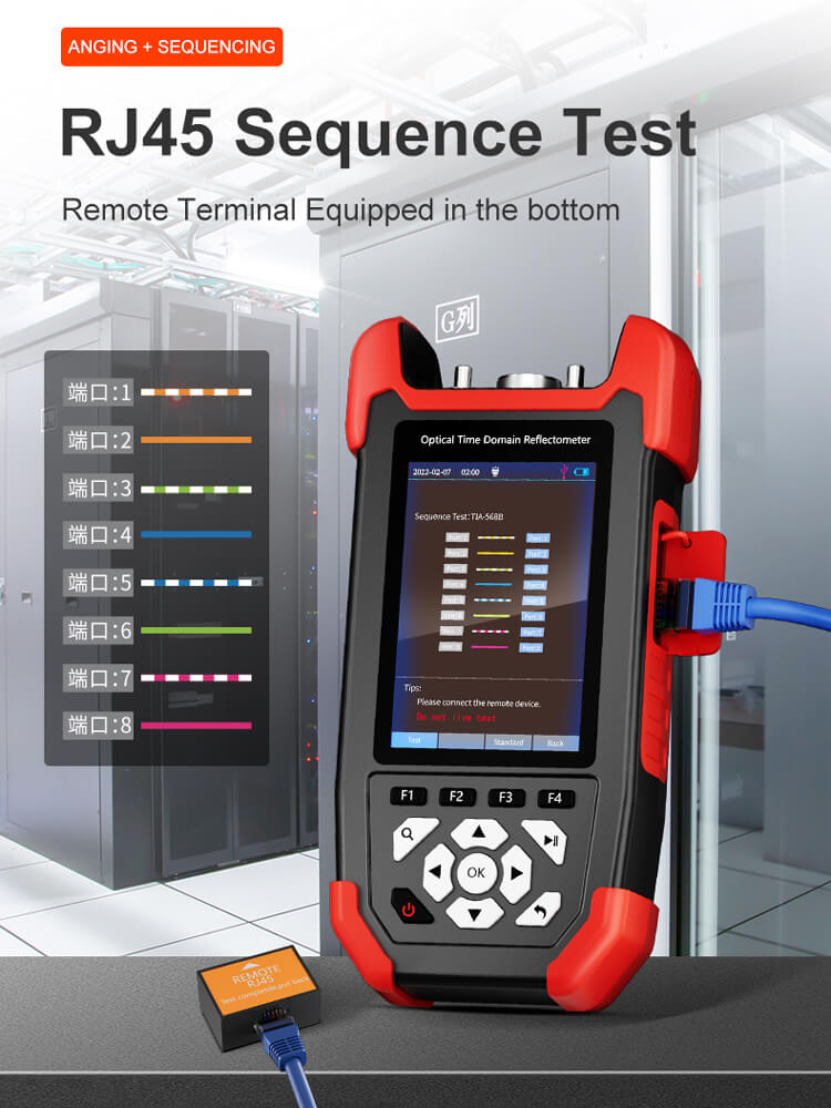 NOYAFA NF-981 OTDR Fiber Tester for 1310/1550mm with Visual Fault Locator & Optical Power Meter