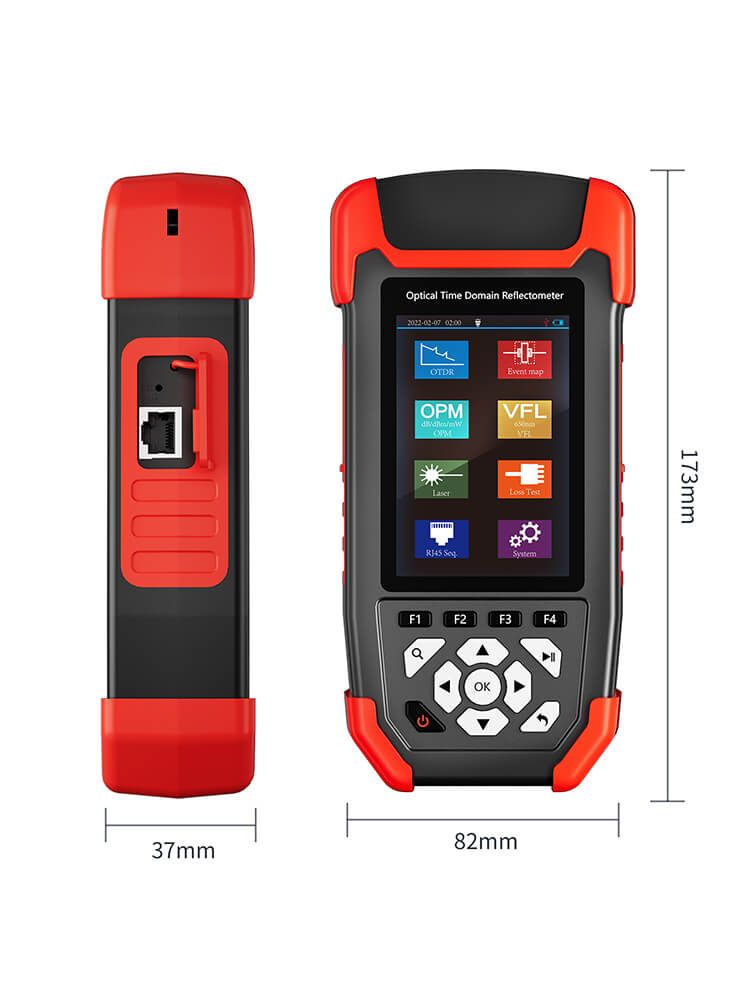 NOYAFA NF-981 OTDR Fiber Tester for 1310/1550mm with Visual Fault Locator & Optical Power Meter