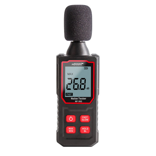 Noyafa NF-562 Handheld Decibel Meter Home Noise Monitor with 0.1dB Resolution and 30 - 130dB Measurement Range