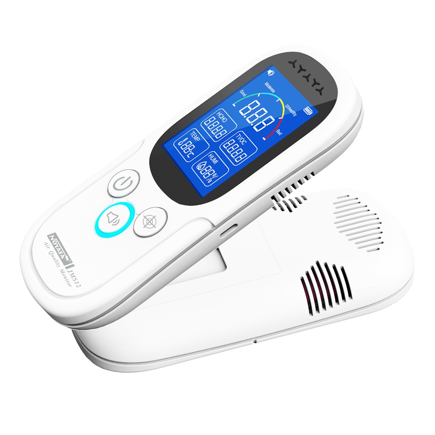 JMS12 Formaldehyde Tester Detect The TVOC CO2 Tumidity Temperature Formaldehyde Safe levels