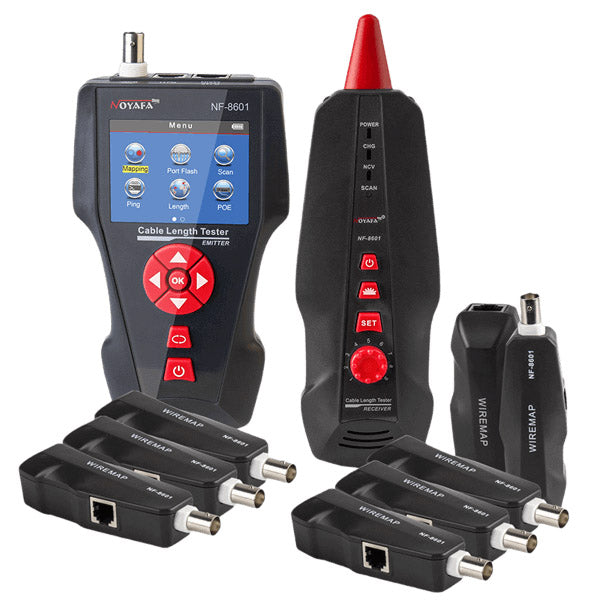 Noyafa NF-8601W All-in-One Network Cable Tester with 8 Remote Identifiers