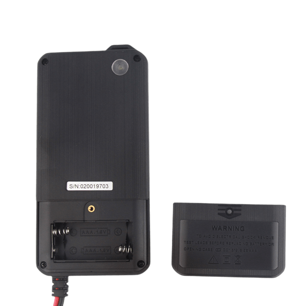 The back view of digital multi meters