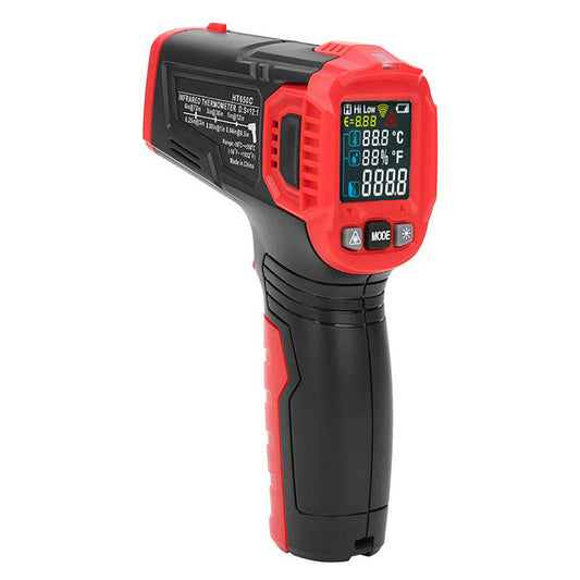 Цифровой инфракрасный термометр Noyafa для приготовления пищи, домашнего ремонта, от -50°C до 800°C (от -58°F до 1472°F) HT-650C