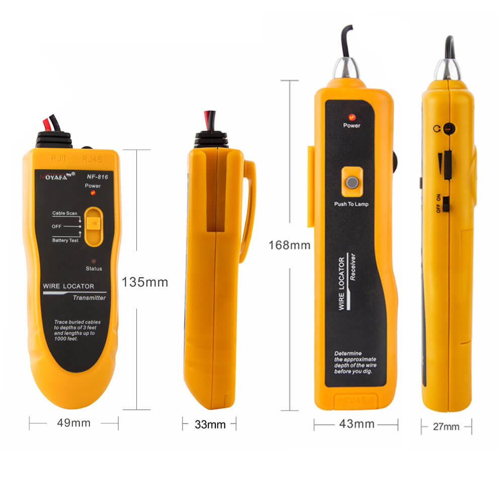 Noyafa NF 816 Underground Cable Wire Locator Metal Detector