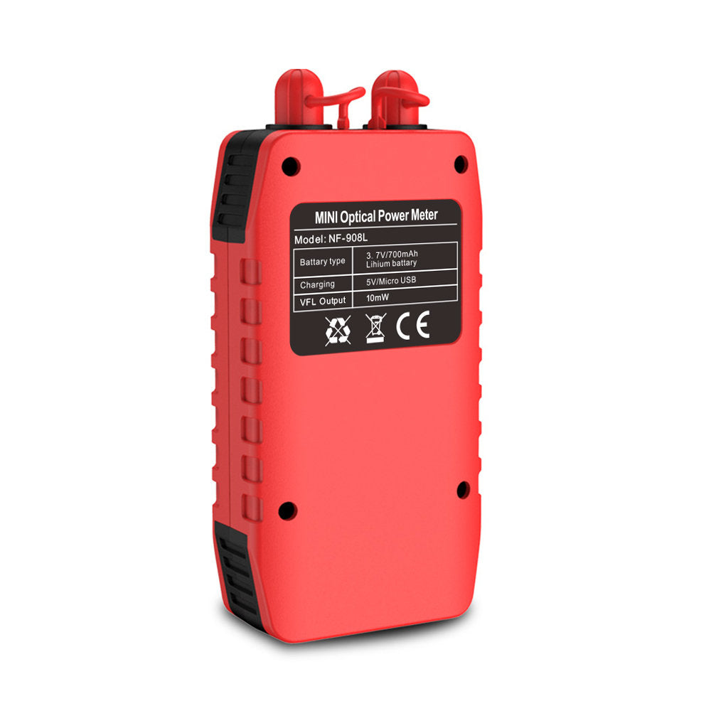 The portable fiber tester and lan cable tester, with LED light, model NF-908L