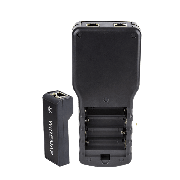 The back view of Noyafa NF 8108 M Network Cable Tester