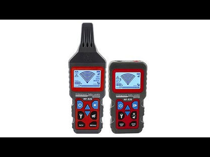 Noyafa NF-826 Professional Underground Wire Locator to Detect the Specific Location and Fault of Buried Wires or Cables