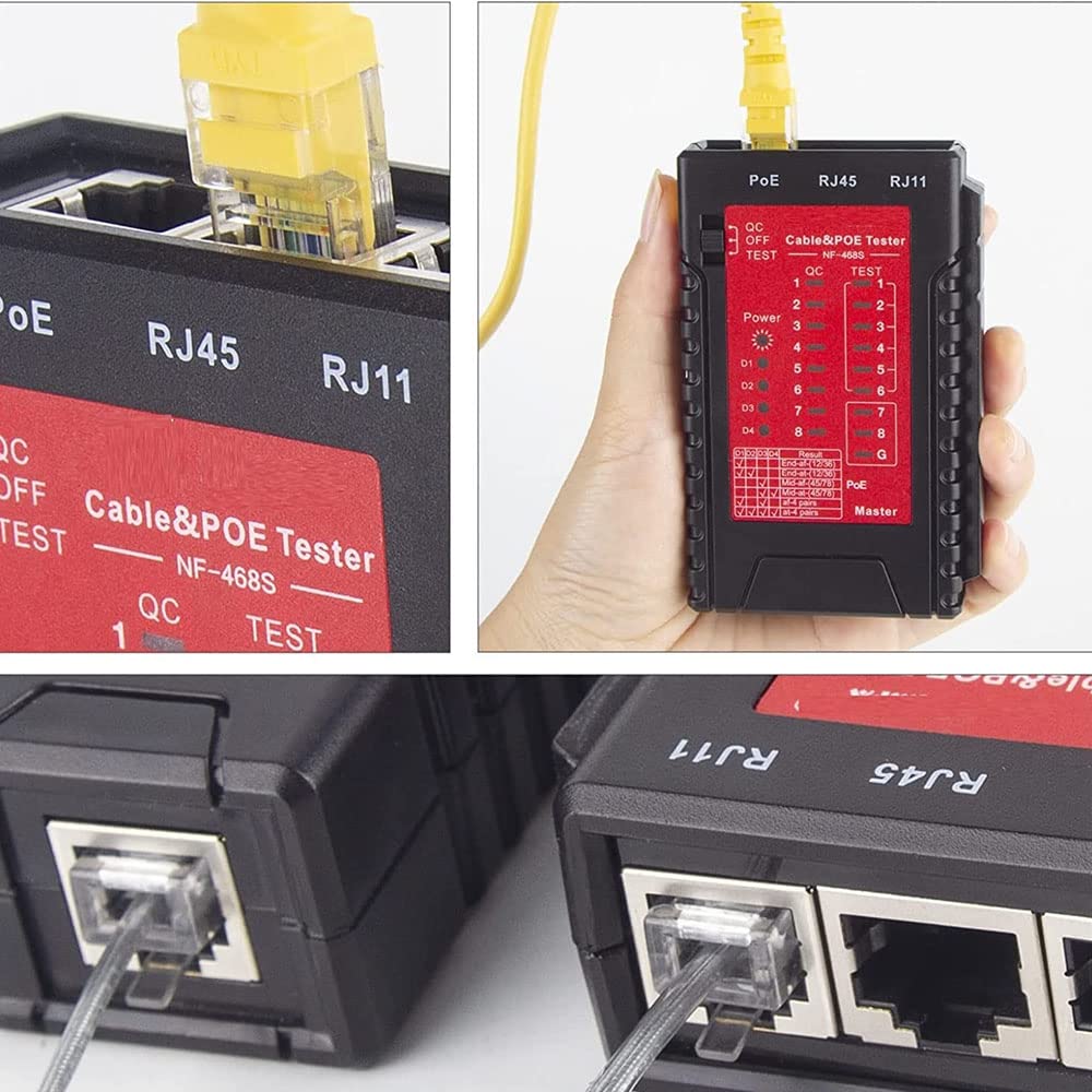 Noyafa NF-468S Wire Map Tester with PoE Checking