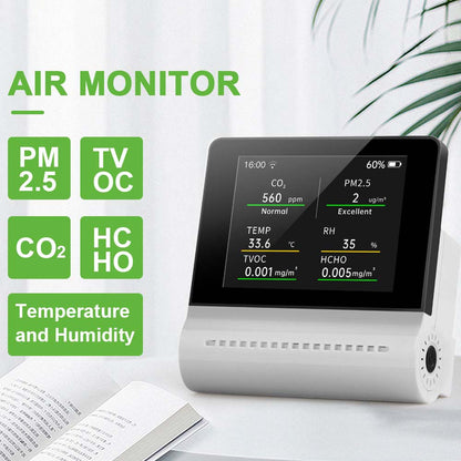 The digital air quality monitor indoor, noyafa jms16