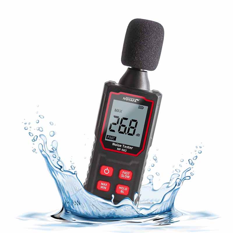 Noyafa NF-562 Handheld Decibel Meter Home Noise Monitor with 0.1dB Resolution and 30 - 130dB Measurement Range
