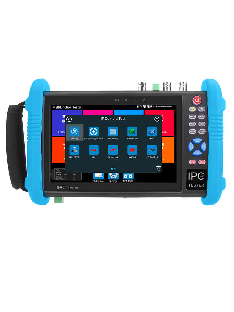 Noyafa NF-716ADHS All-in-one IP Camera Tester with RJ45 TDR/PoE/7-inch Screen/WIFI/4K/Dual Test Window