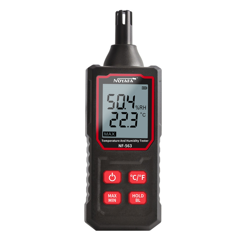 Noyafa NF-563 Temperature and Humidity Tester with Enhanced Precision Sensor for HVAC, Indoor Air Quality, and Various Environmental Measurements