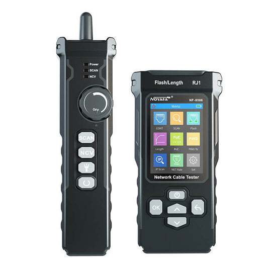 Noyafa NF-8506 Multi-function Cable Tester for Cabling Tasks, Network Maintenance, Equipment Upgrades