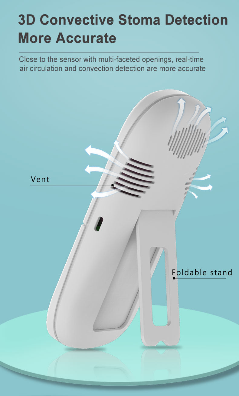 JMS12  Formaldehyde Tester  Detect The TVOC  CO2  Tumidity Temperature  Formaldehyde Safe levels