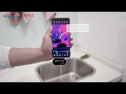 Android Mobile 25hz, HD 해상도, -15°C ~ 600°C, 6색 팔레트 효과 NF-586s용 Noyafa 소형 열화상 카메라