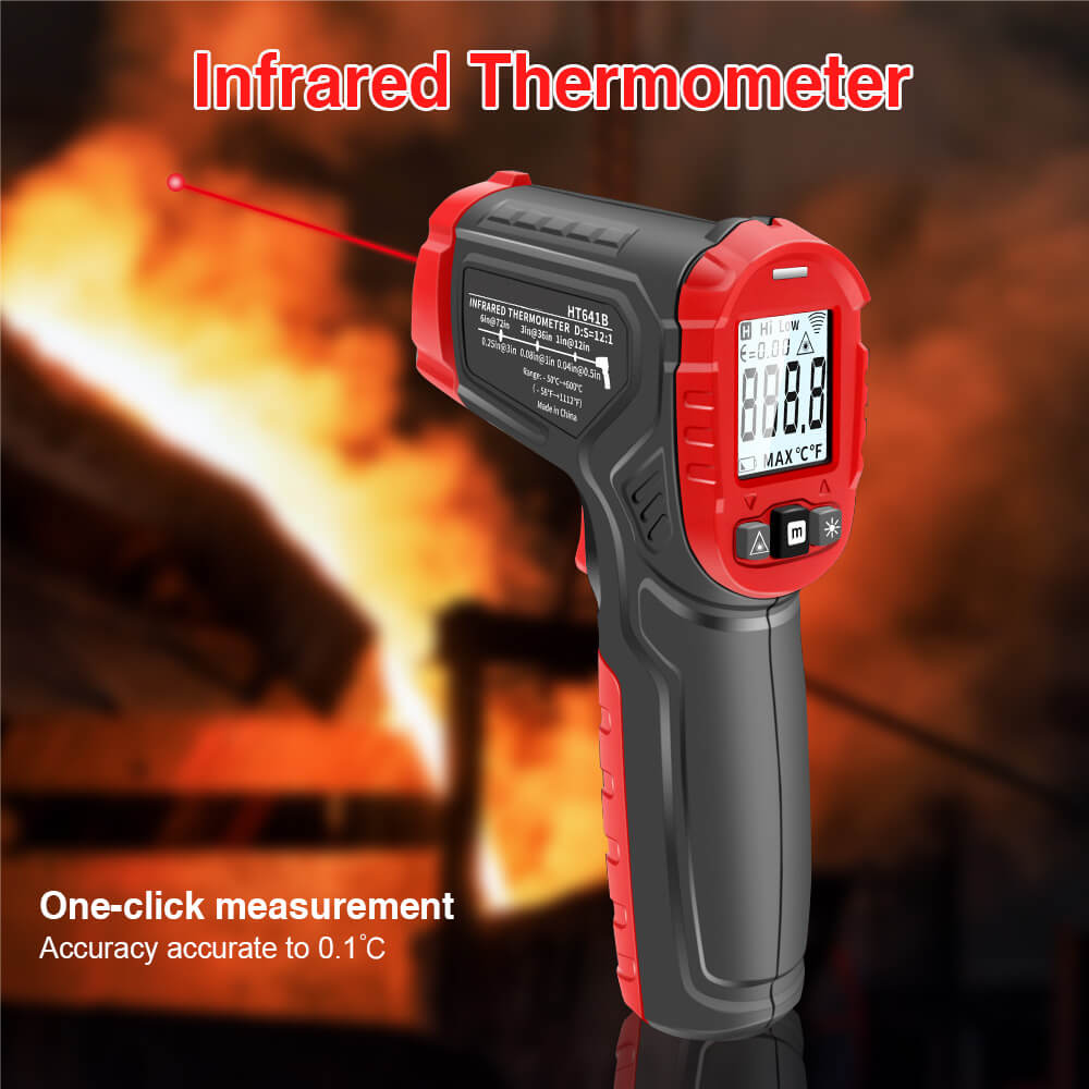 HABOTEST Digital Infrared Thermometer Non-Contact Forehead Human  Temperature Gun