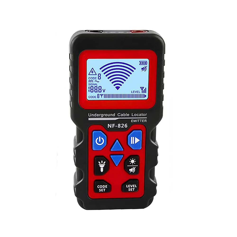 Noyafa NF-826 Professional Underground Wire Locator to Detect the Specific Location and Fault of Buried Wires or Cables