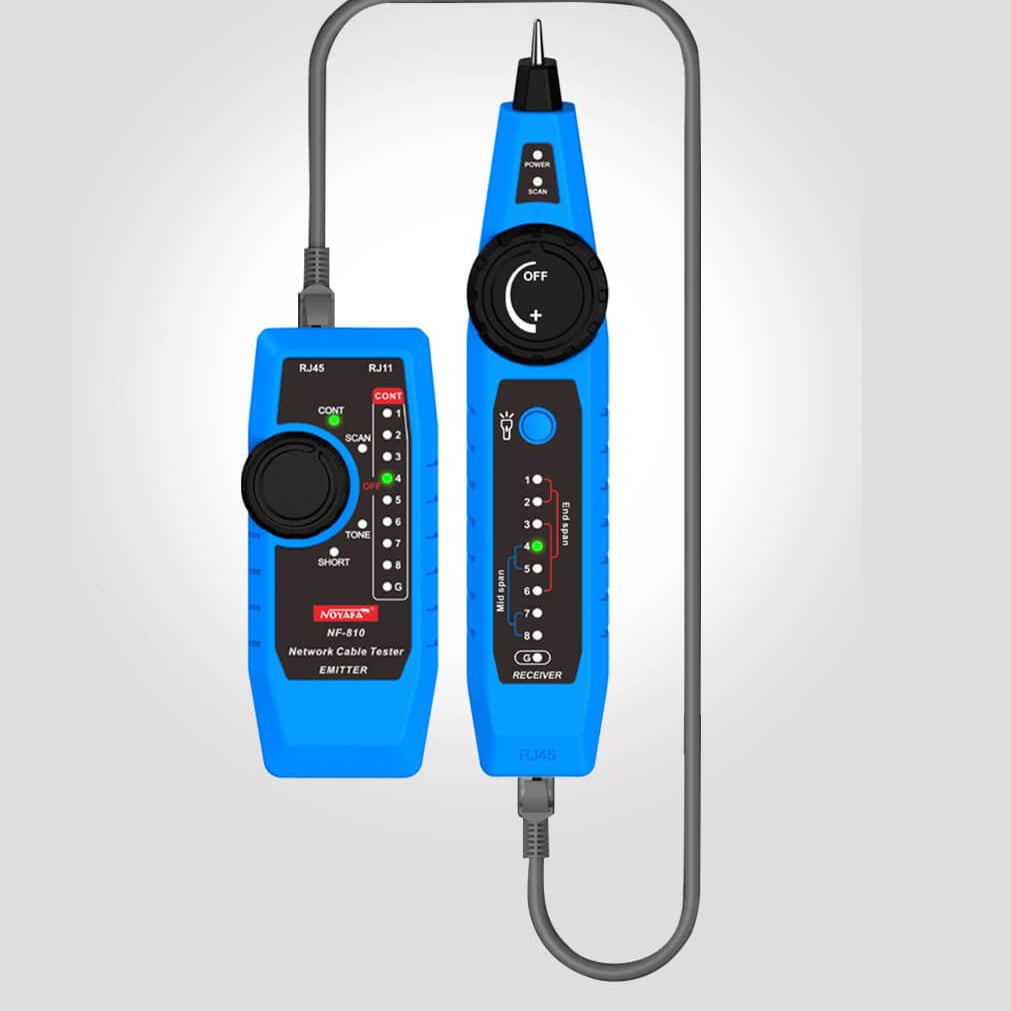 Noyafa NF-810 Network and Telephone Cable Tracker with Wire Map Testing