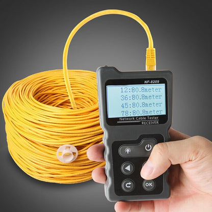 Noyafa NF-8209 Network Tone Generator and Probe Kit with Cable Testing Capabilities like Wiremap, Length, PoE