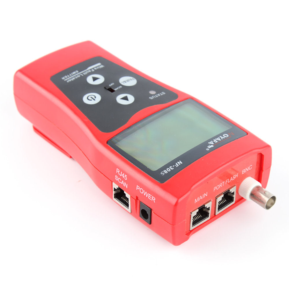 Noyafa NF-308S Wire Fault Locator, Wire Tracker Network/Telephone wire/Coaxial Cable Tester, Cable Length Measurement