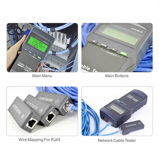 Buy Noyafa NF8108M Network Cable Tester with 8 Remote ID Kit In