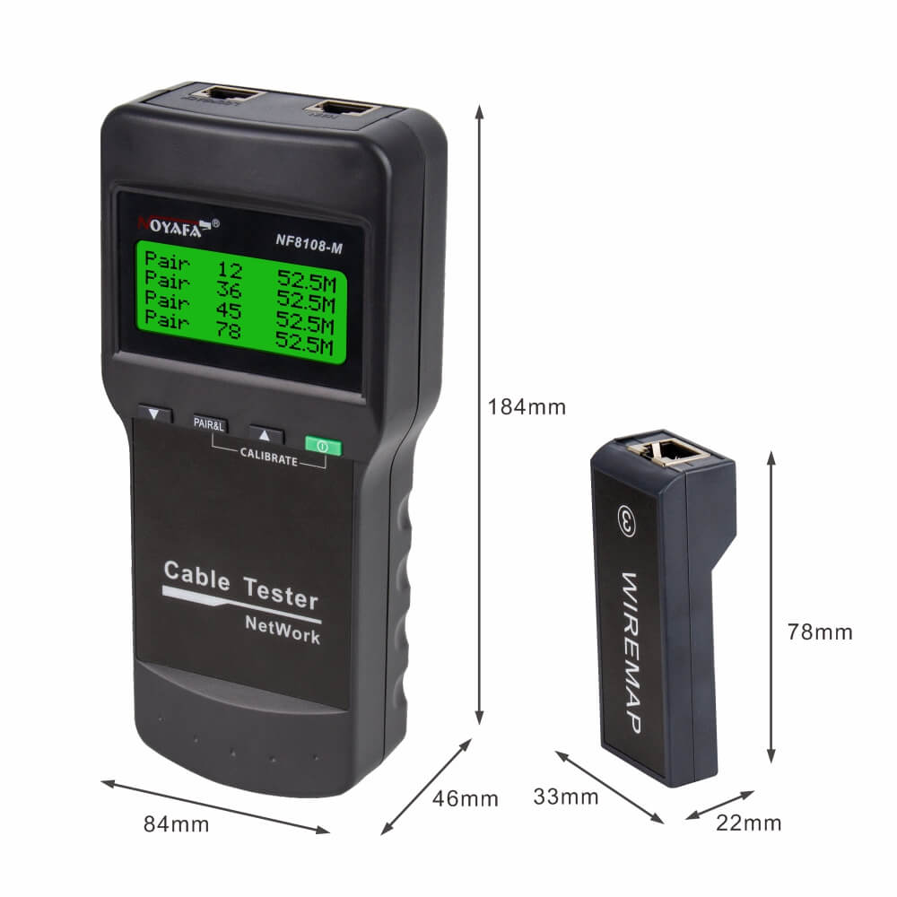 The-size-of-NF-8108-M-Network-Cable-Tester