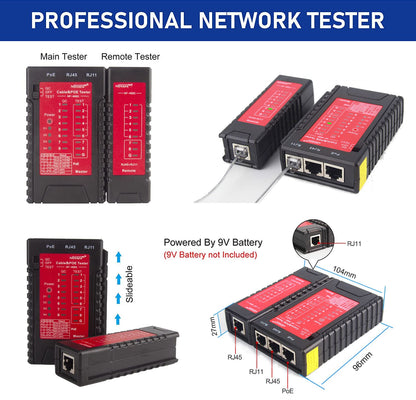 Noyafa NF-468S Wire Map Tester with PoE Checking