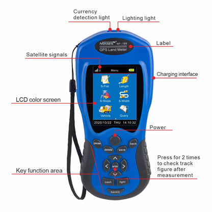 The NF-198 GPS Land Measuring tool from noyafa