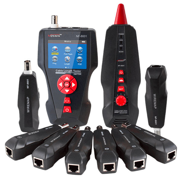 The Noyafa NF-8601W All-in-One Network Cable Tester with 8 remote unit