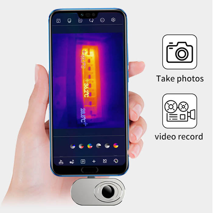 Noyafa NF-522 Industrial IR Infrared Thermal Imaging Camera with 200 * 150 High Resolution, 65mk Thermal Sensitivity (NETD) and Sharp 2.8-inch Color Display Screen