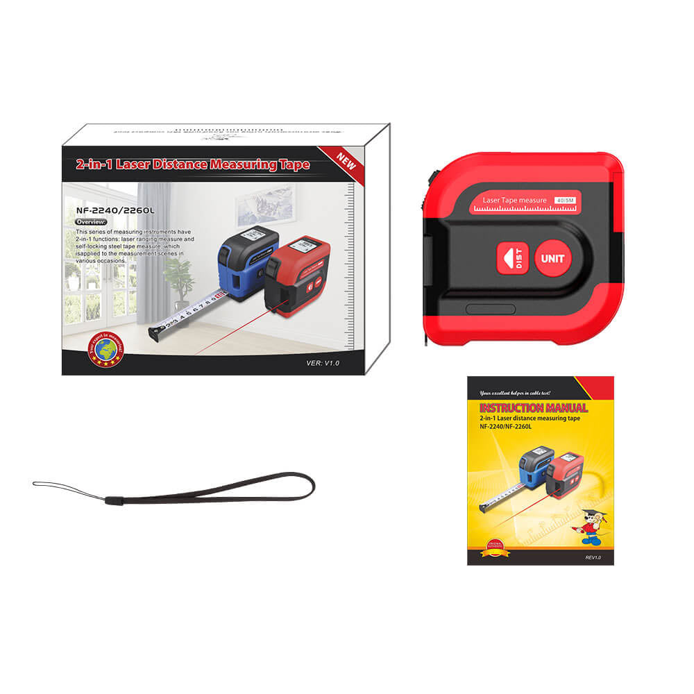The package of laser tape measure